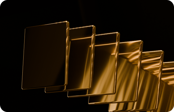 Decentralized gold crystalline blocks